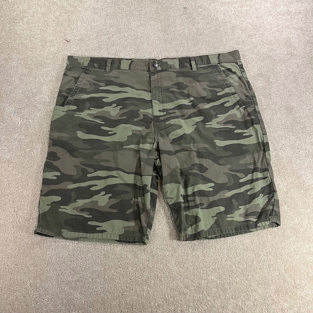Dickies Camo Ripstop Shorts Mens 44 Green Utility Workwear